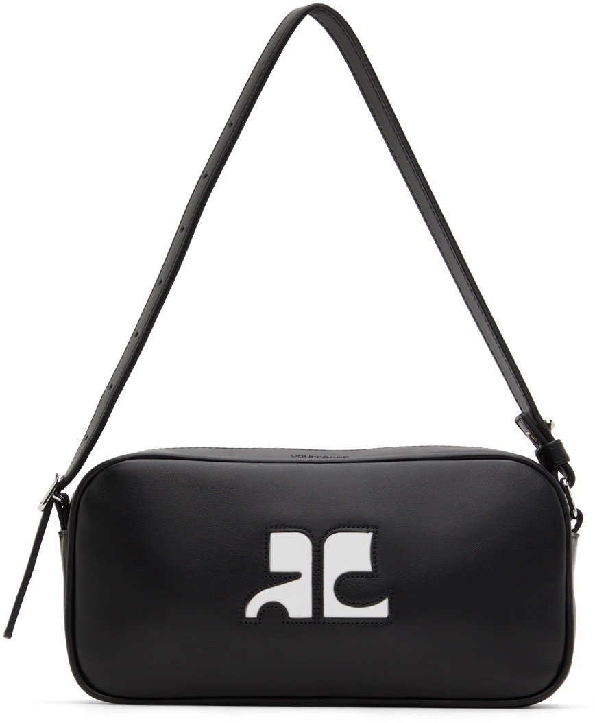 Courrèges Black Reedition Baguette Bag