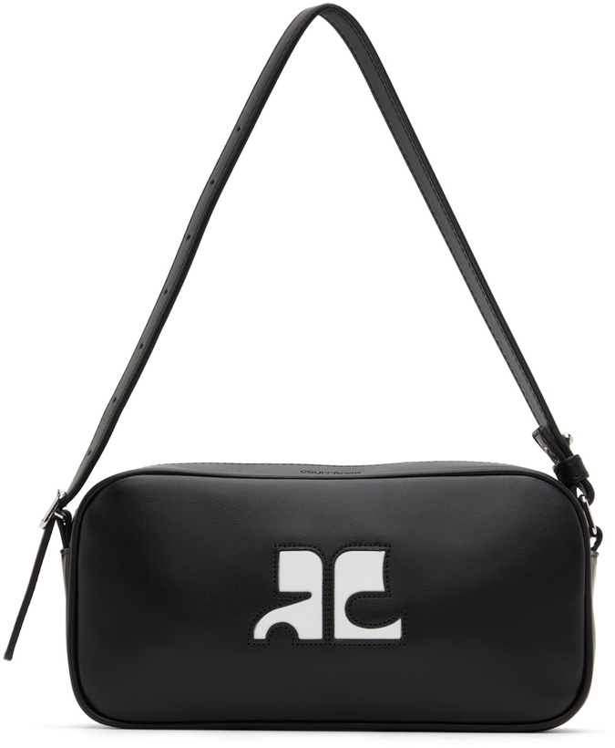 Photo: Courrèges Black Reedition Baguette Bag