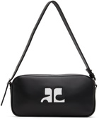 Courrèges Black Reedition Baguette Bag