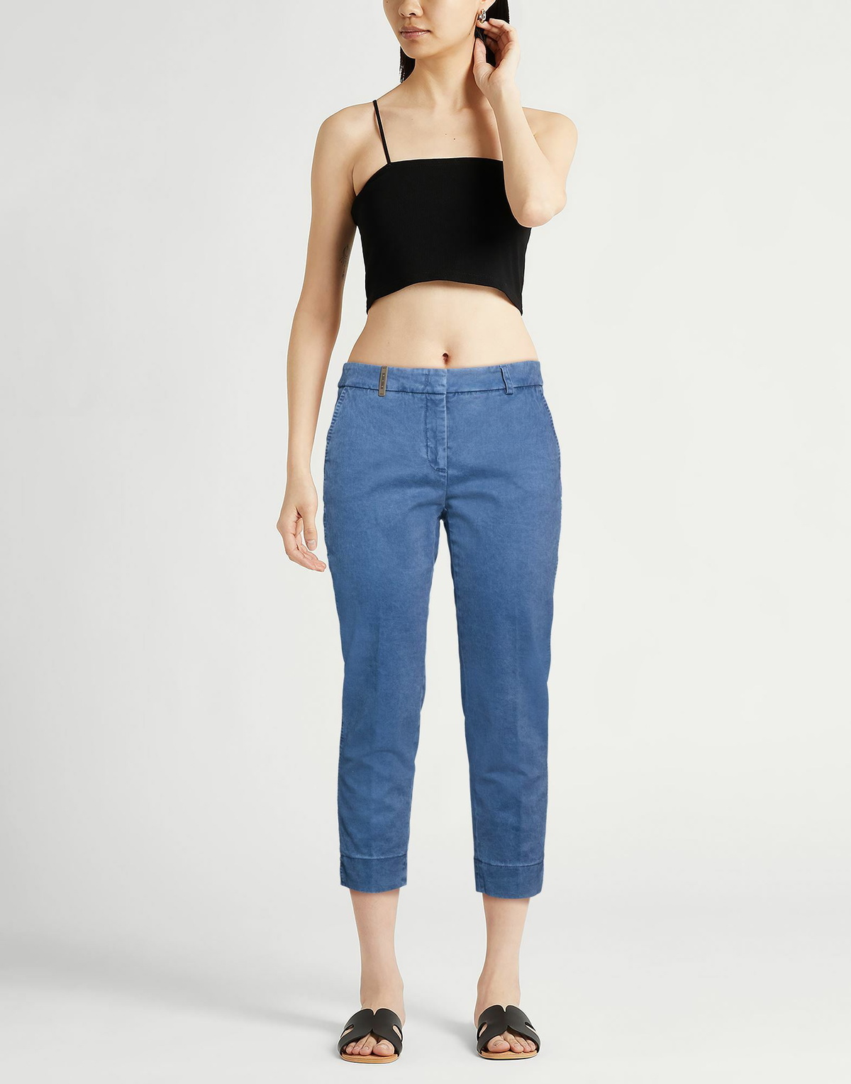 Peserico Womens Pants in Blue
