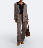 Blazé Milano Everynight checked wool and cashmere blazer