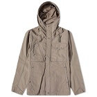 Ten C Men's Multi Pocket Zip Hooded Jacket in Grey