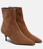 Khaite Bella suede ankle boots