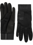 Rapha - Pro Team Winter Touchscreen Stretch-Jersey and Microsuede Cycling Gloves - Black