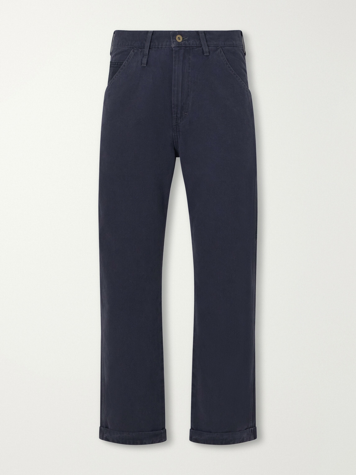 Human Made - Straight-Leg Cotton-Canvas Trousers - Blue