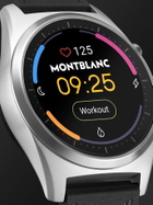 MONTBLANC - Summit Lite 43mm Aluminium and Nylon Smart Watch, Ref. No. 128410
