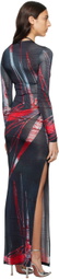 Louisa Ballou Multicolor High Tide Maxi Dress