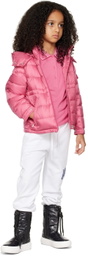 Moncler Enfant Kids Pink Dalles Down Jacket