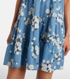 Rixo Sidney floral cotton minidress
