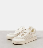 Jimmy Choo Rimini nubuck-trimmed sneakers