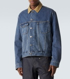 JW Anderson Corduroy-trimmed denim jacket