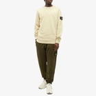 Stone Island Men's Garment Dyed Crew Sweat in Natural Beige