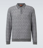 Missoni Zigzag cashmere polo sweater