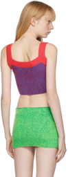 AGR SSENSE Exclusive Pink Brushed Knit Tank Top