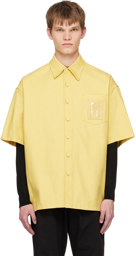 Photo: Raf Simons Yellow Patch Shirt