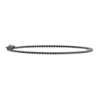 Tom Wood SSENSE Exclusive Silver Curb Chain Bracelet