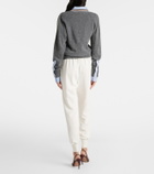Stella McCartney Tapered jersey sweatpants