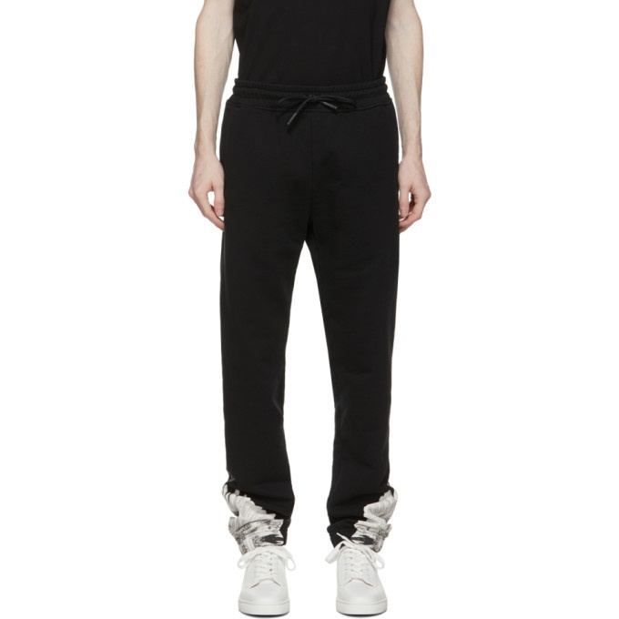 Photo: Marcelo Burlon County of Milan Black and White Wings Track Pants