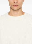 The Frankie Shop White Chunky-Knit Sweater