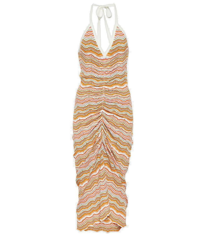 Photo: Veronica Beard Striped midi dress