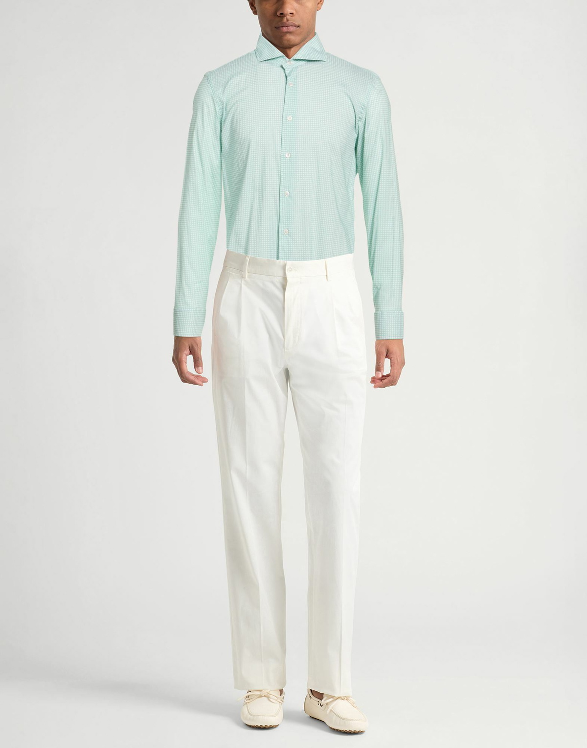 Fedeli Mens Shirt Light in Green