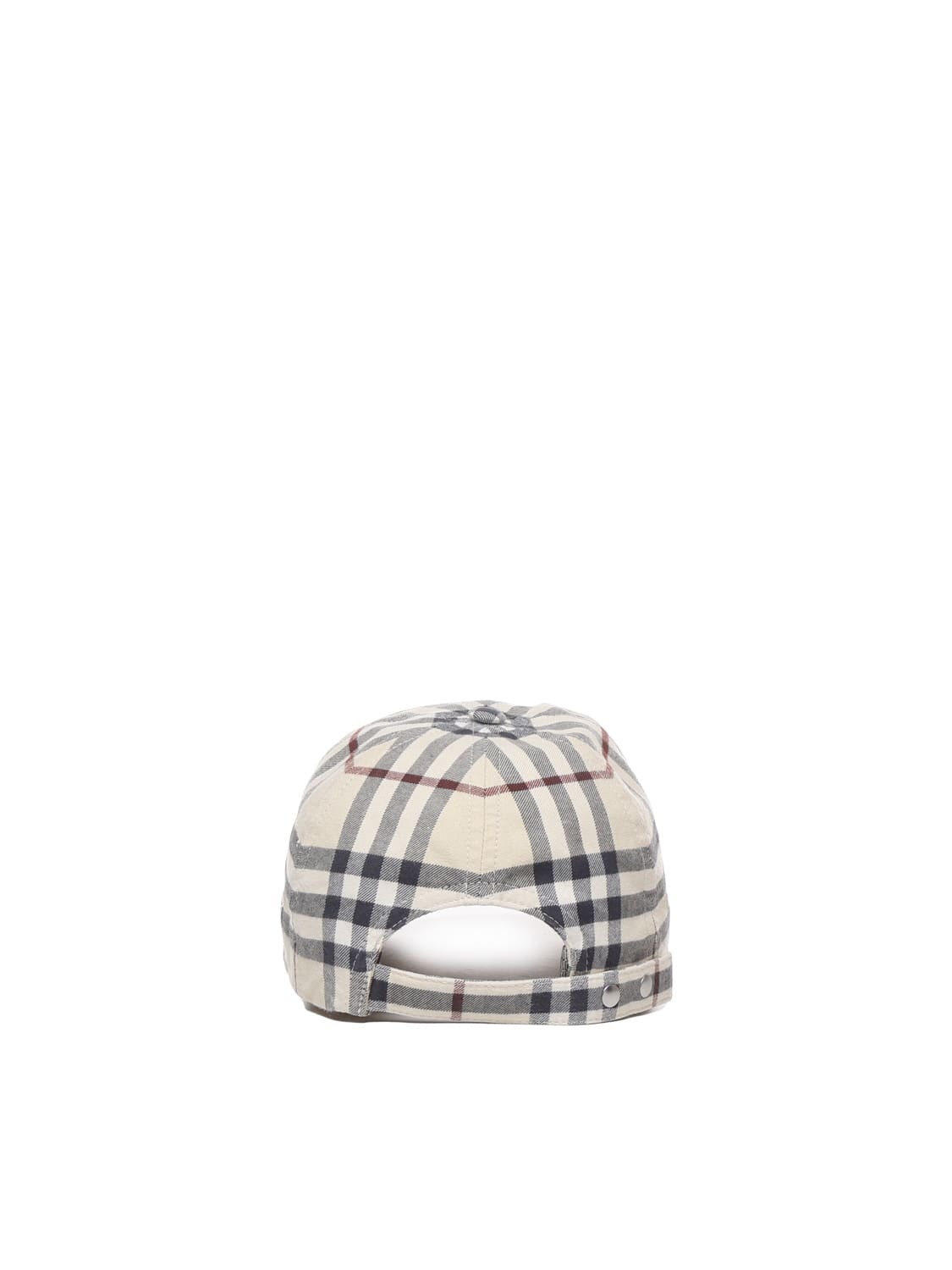 Burberry Baseball Cap With Check Print Burberry