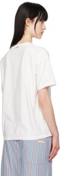 Bode White Crest Reversible T-shirt