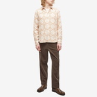 A Kind of Guise Men's Flores Shirt in Beige Diamond