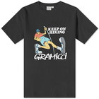 Gramicci Men's Keep On Hiking T-Shirt in Black