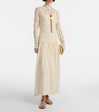 Ulla Johnson Sybil lace and chiffon maxi dress