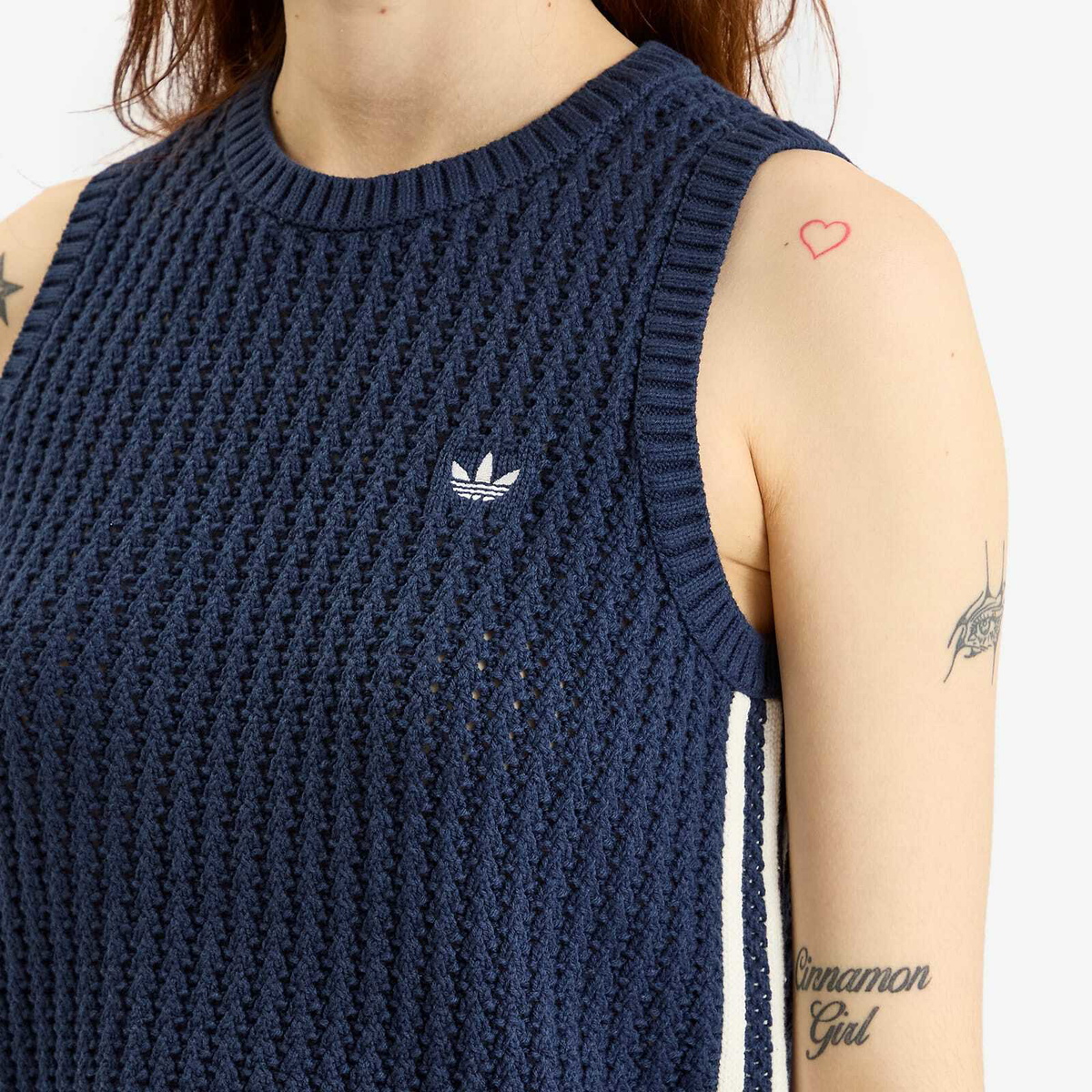 Adidas Women's Knitted Vest in Night Indigo