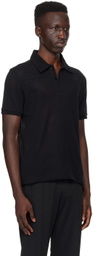 Courrèges Black AC Polo