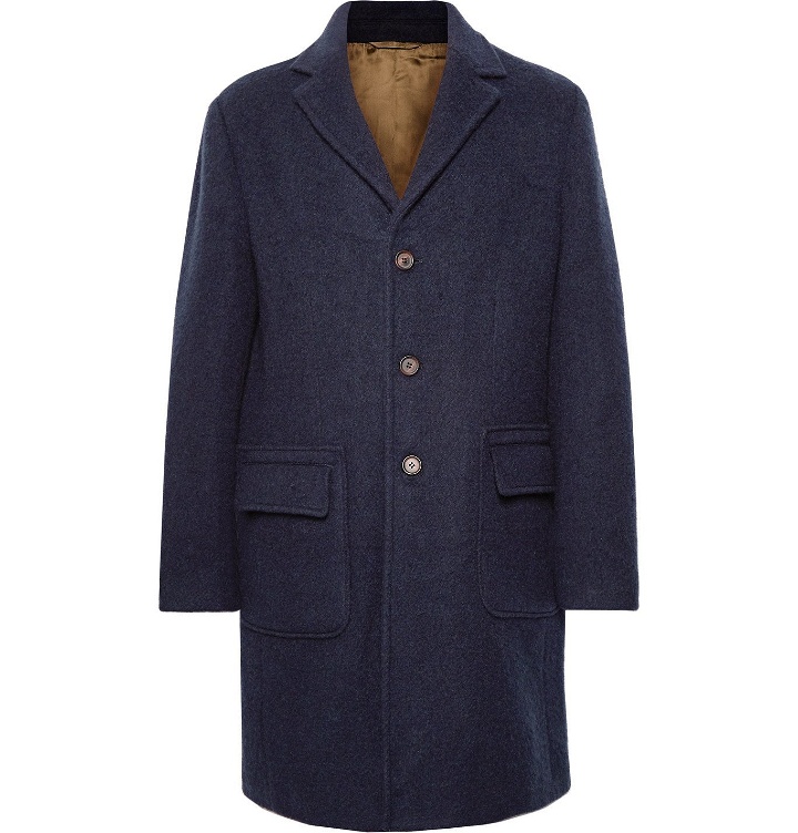 Photo: Aspesi - Virgin Wool Overcoat - Blue