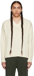 LISA YANG Off-White 'The Loup' Sweater
