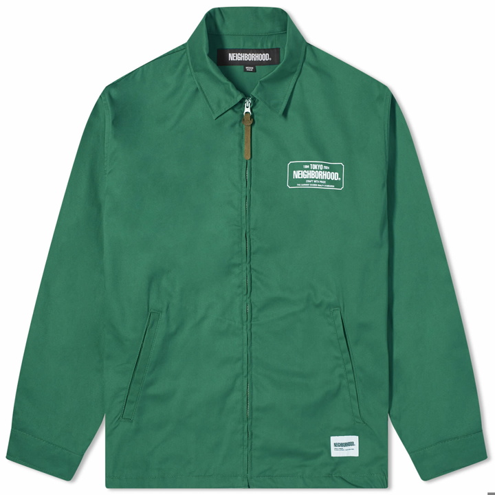 Photo: Neighborhood Men's Zip Work Jacket in Green