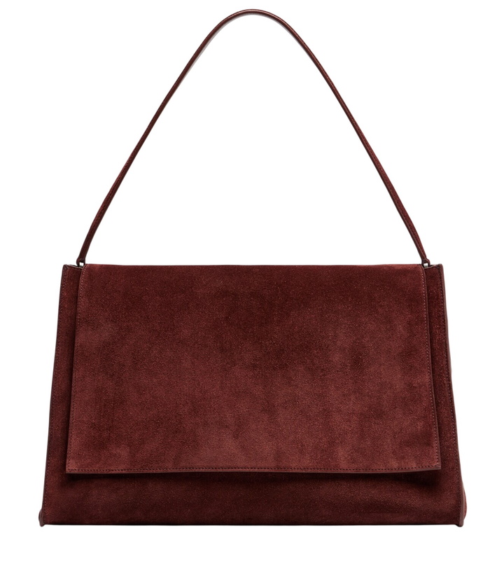Photo: Nour Hammour Amal suede shoulder bag