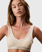 Calvin Klein Underwear LIGHTLY LINED TRAINGLE BRALETTE Grey Womens (Sports-) Bra