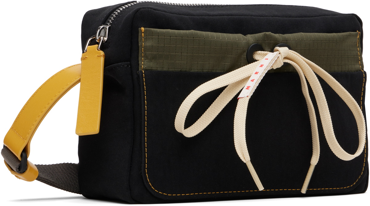 Marni Black Technical Fabric Camera Bag