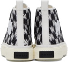 AMIRI Black & White Warp Court Sneakers