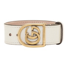 Gucci White GG Marmont Bracelet