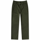 Uniform Bridge Men's Cotton Wide Fatigue Pants in Olive