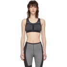 Nike Black and Grey Flyknit FE/NOM Bra