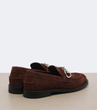 Gucci Boulevard Horsebit GG suede loafers