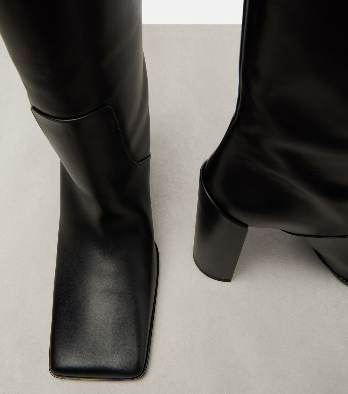 Alaïa 90 leather over-the-knee boots