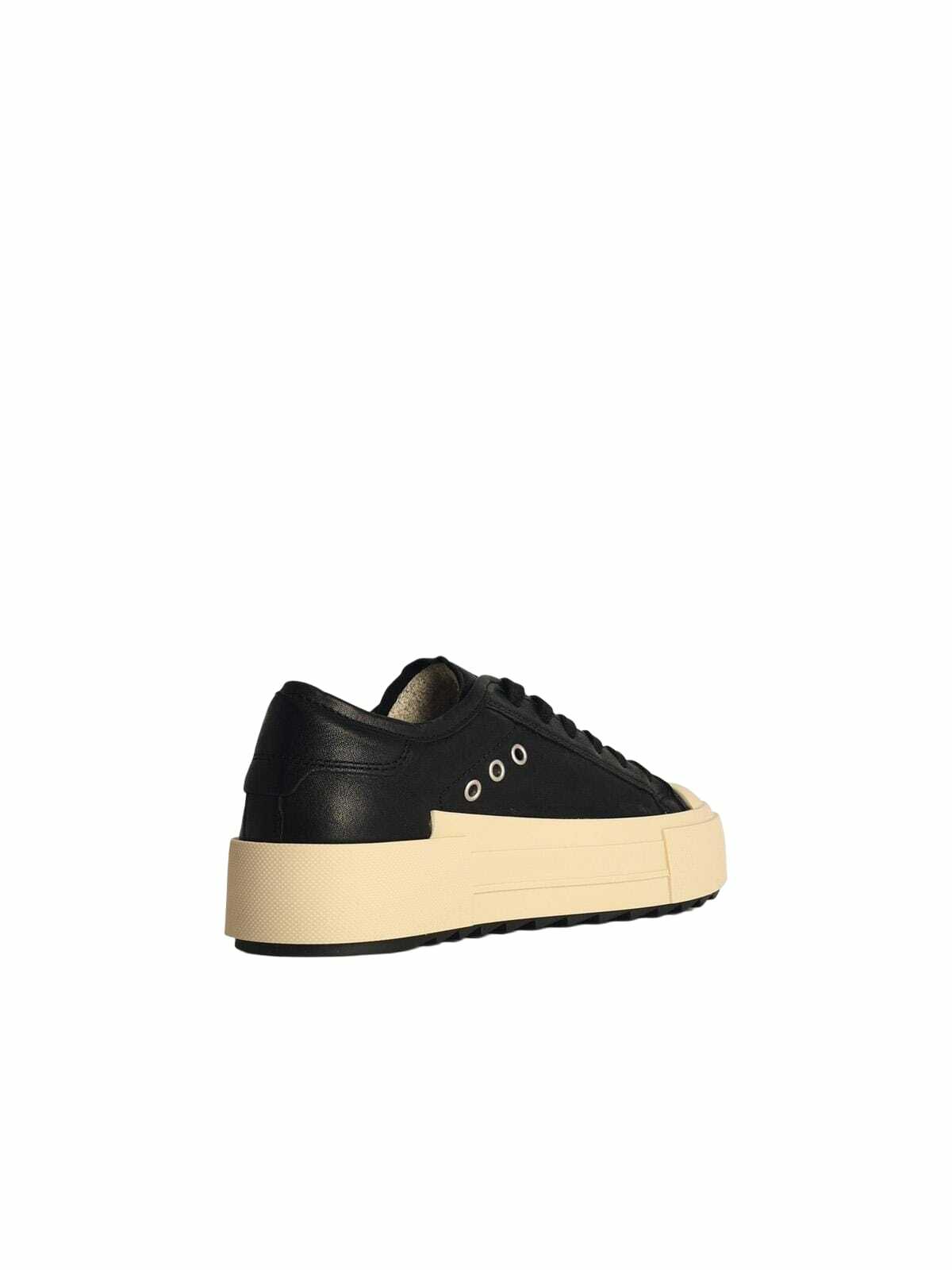 Philippe Model Paris Black Leather Sneakers