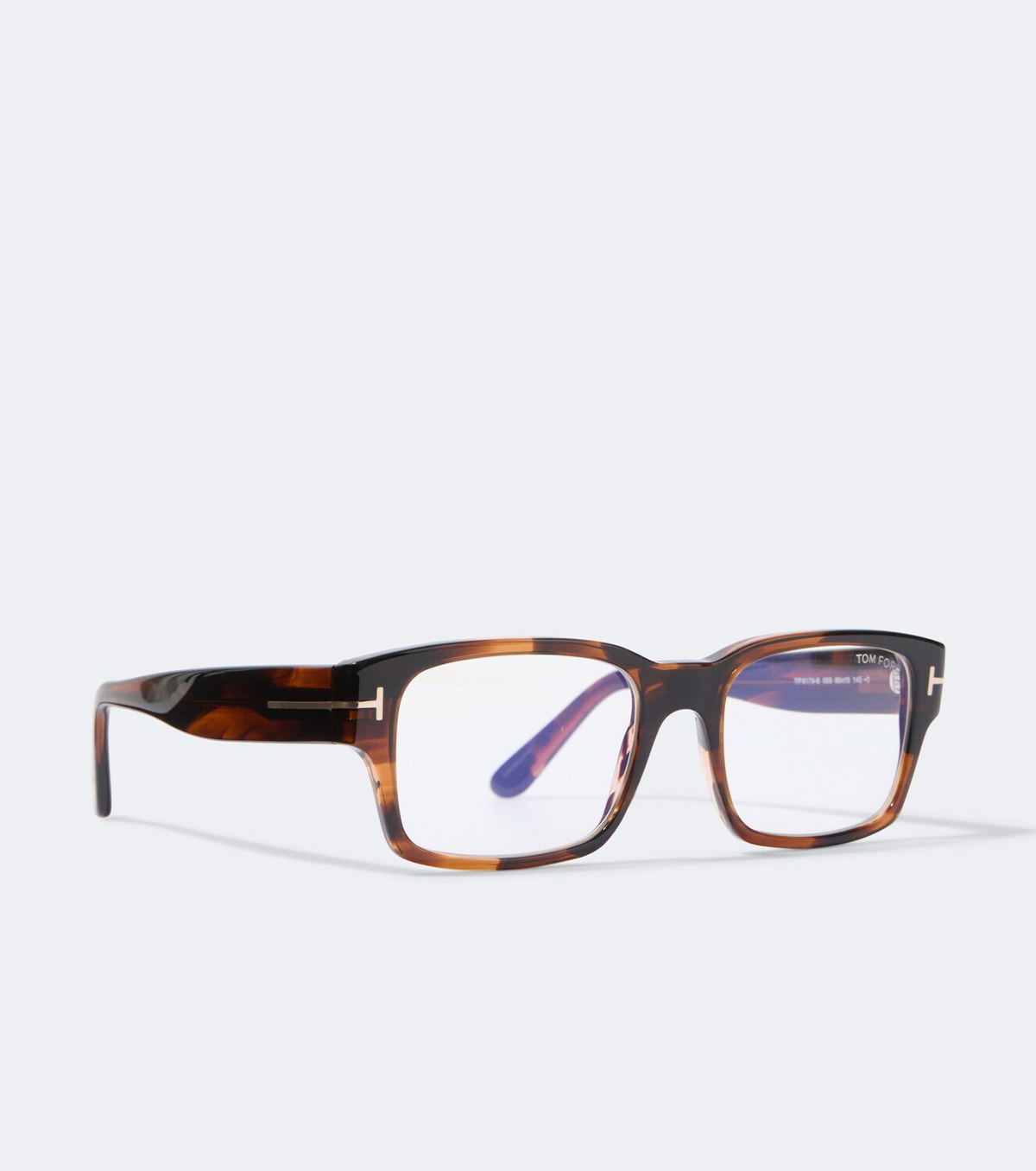 Tom Ford T rectangular glasses