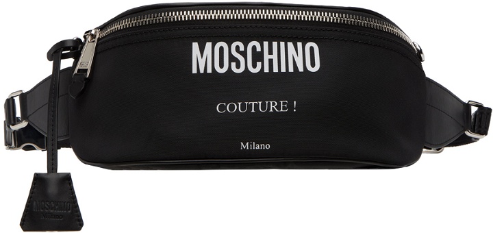 Photo: Moschino Black Logo Pouch