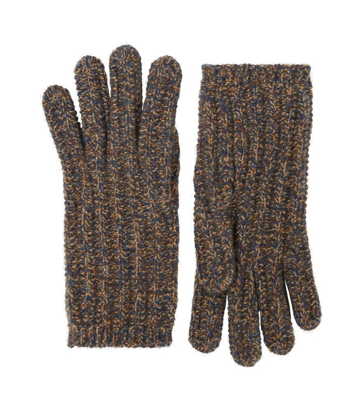 Photo: Loro Piana - Ribbed-knit cashmere gloves