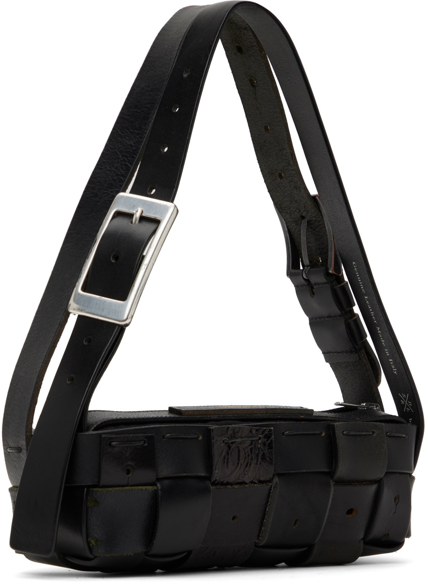 HODAKOVA Black Belt Baguette Bag