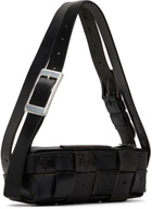 HODAKOVA Black Belt Baguette Bag